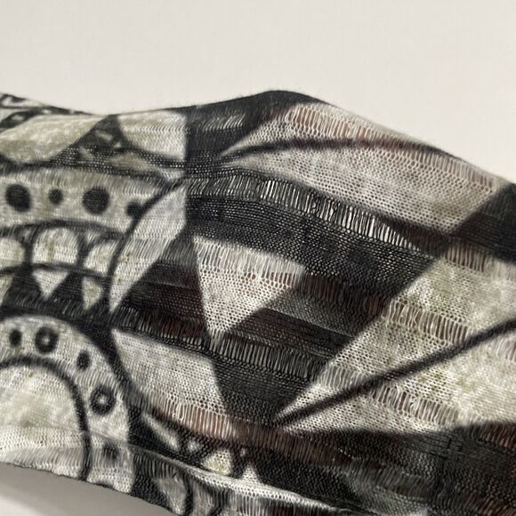 FunSport Women’s S Floral Abstract Tunic Lagenlook Long Sleeve Artsy Boho - Picture 6 of 12